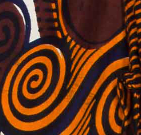 afrikaprint orange