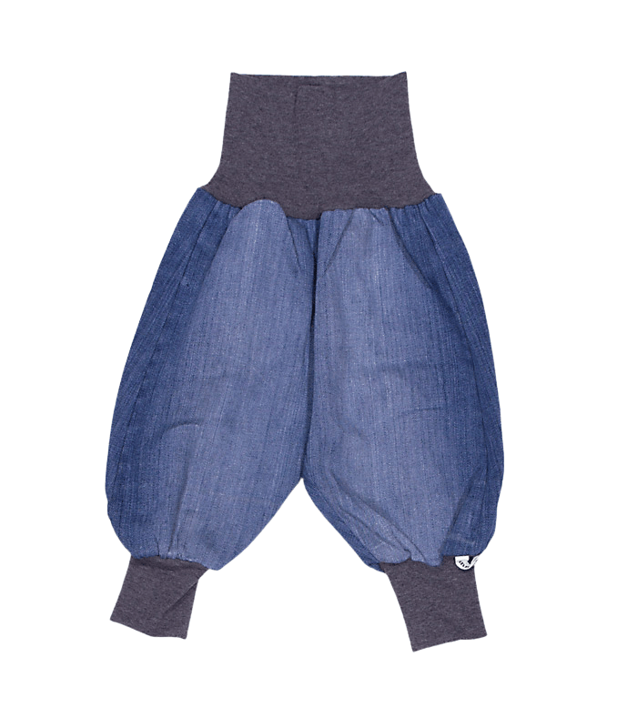 anna * pollack, Mini-Piratenhose, Bund grau