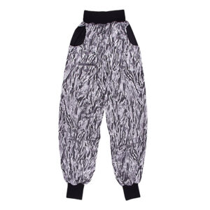 anna * pollack, Piratenhose silbrig glänzend Zebra