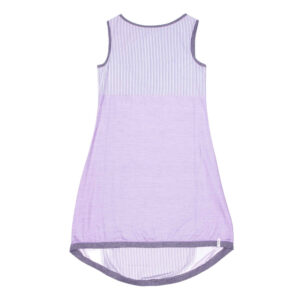 anna * pollack, Kleid Sonnenbrise flieder, Bündchen grau, Ansicht Vorne