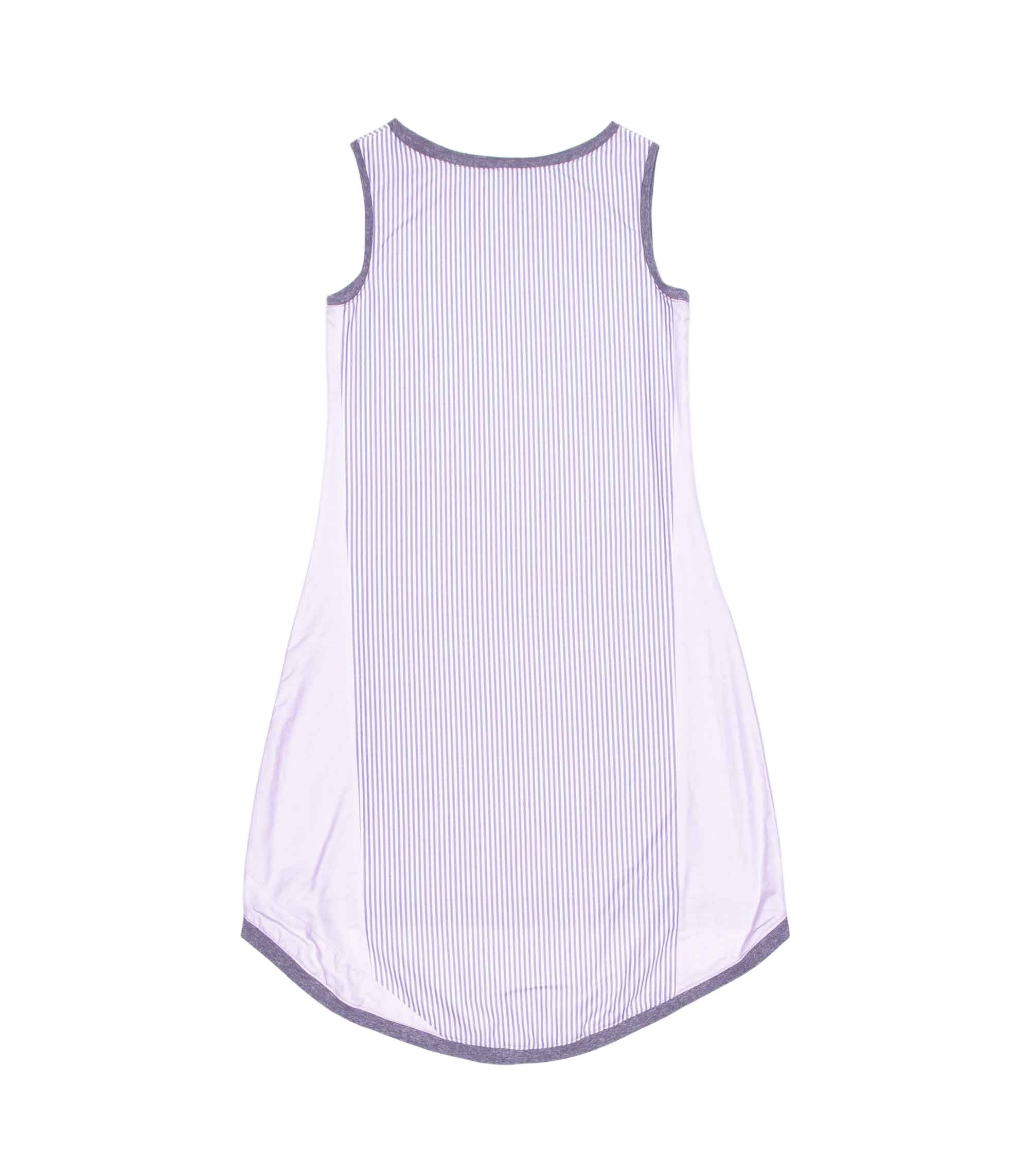 anna * pollack, Kleid Sonnenbrise flieder, Bündchen grau, Ansicht Rücken