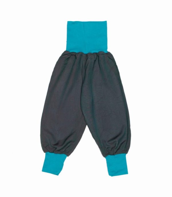 anna * pollack, Dirndl Piratenhose, grün, Bund türkis