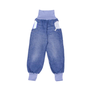 anna * pollack, Denim Piratenhose, Bund und Taschen porzellan