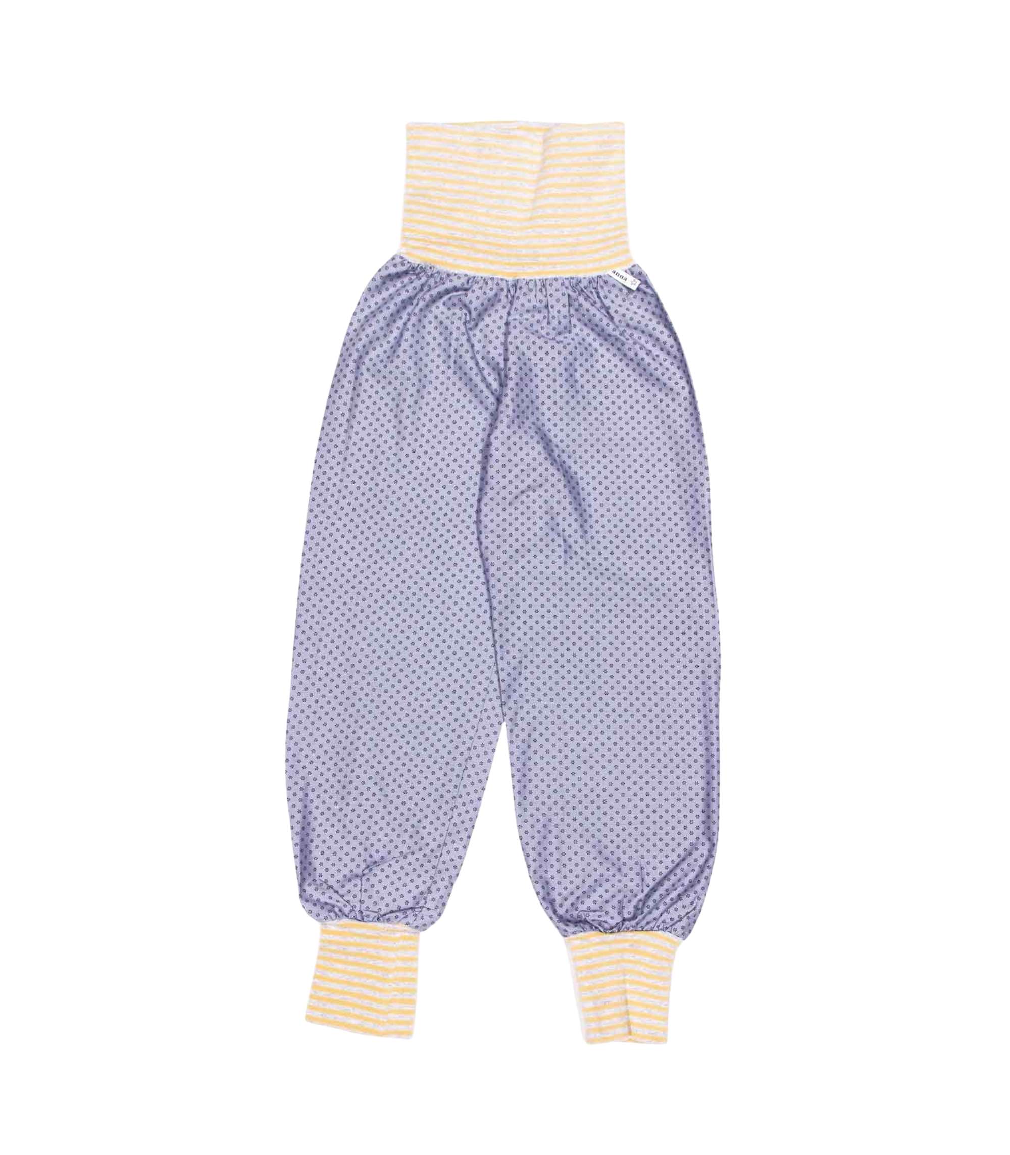 anna * pollack, Dirndl Piratenhose grau, Bund gelb-grau geringelt