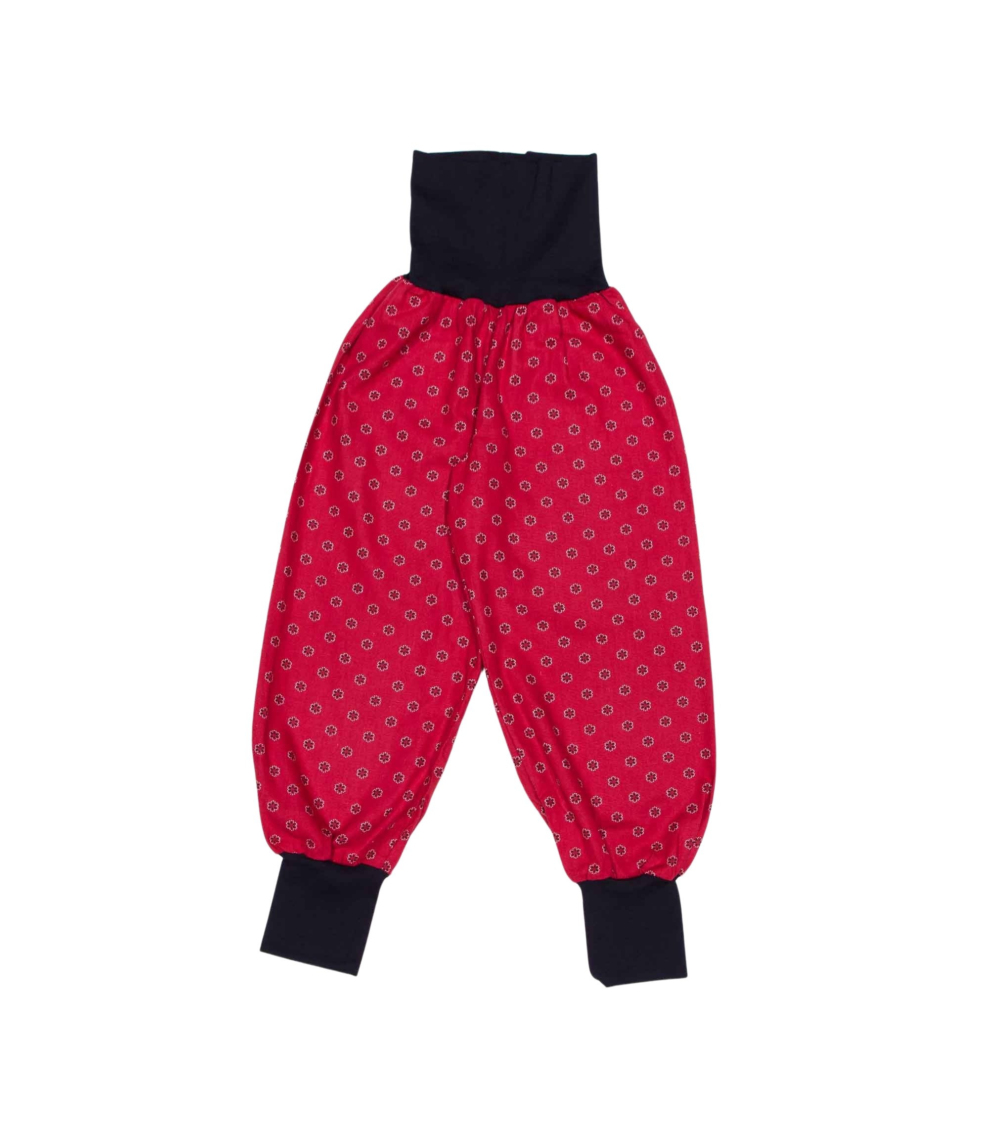 anna * pollack, Dirndl Piratenhose, rot, Bund schwarz