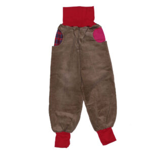 anna * pollack, PIratenhose Mixed, 134-152, Braun, Bund und Taschen Rot