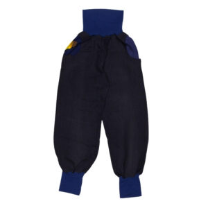 anna * pollack, Piratenhose schwarz mit Bund und Taschen in Marine