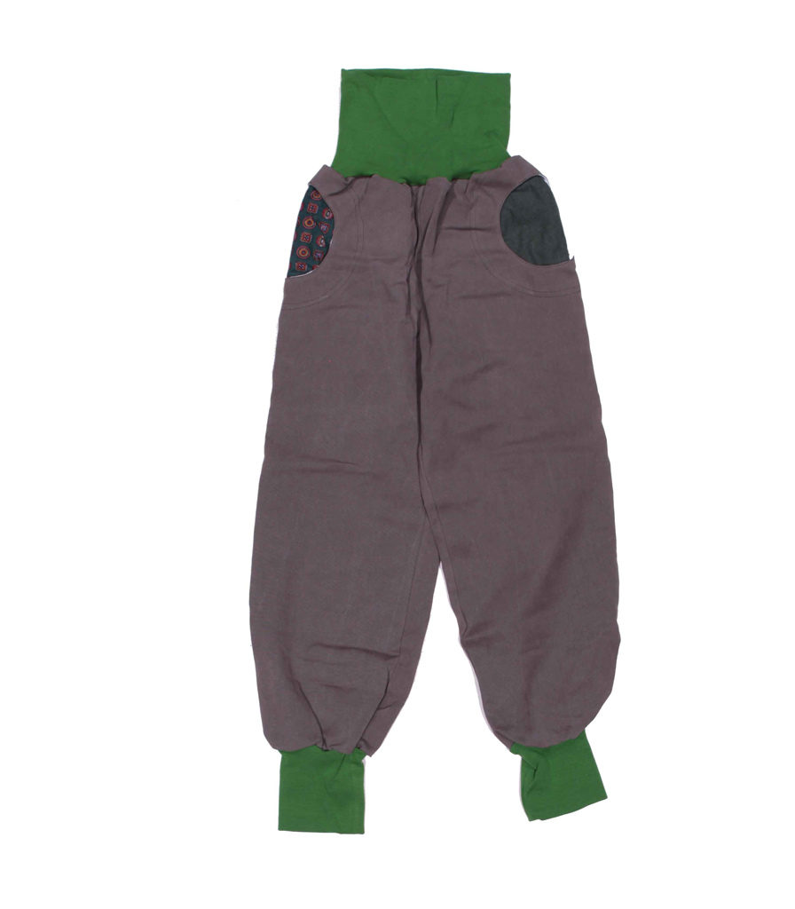 anna * pollack, PIratenhose Mixed, 134-152, Olivgrün, Bund und Taschen Grün