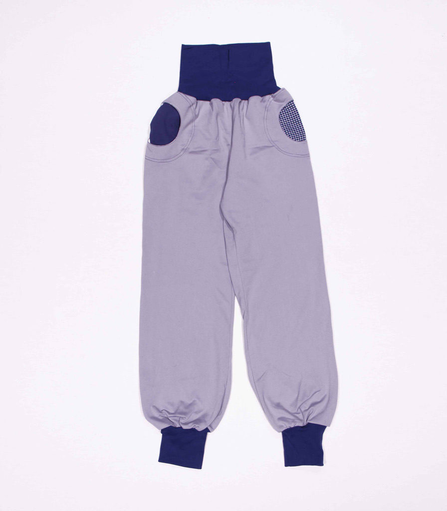 anna * pollack, PIratenhose Mixed, 152-164, Hellgrau, Bund und Taschen Marine
