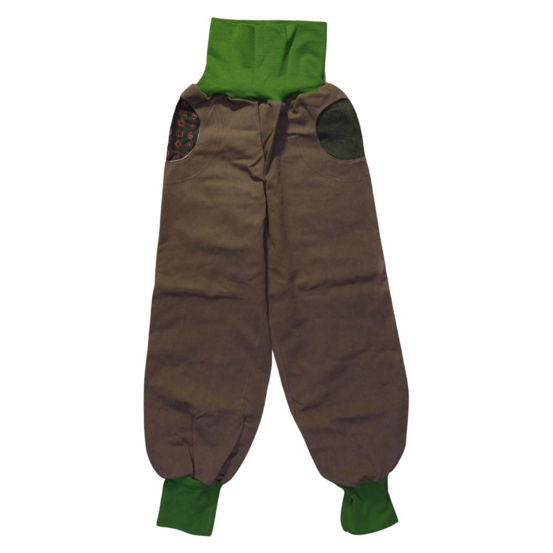 anna * pollack, PIratenhose Mixed, 134-152, Grau, Bund und Taschen Kaktus