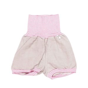 anna * pollack, Shorty Mixed, 56-80, Cord beige, Bund rosa Ringel