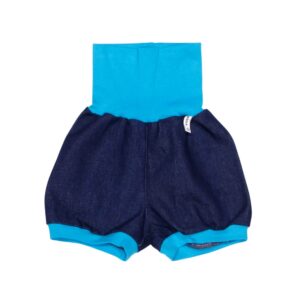 anna * pollack, Shorty Mixed, 56-80, Denim dunkelblauer, Bund türkis
