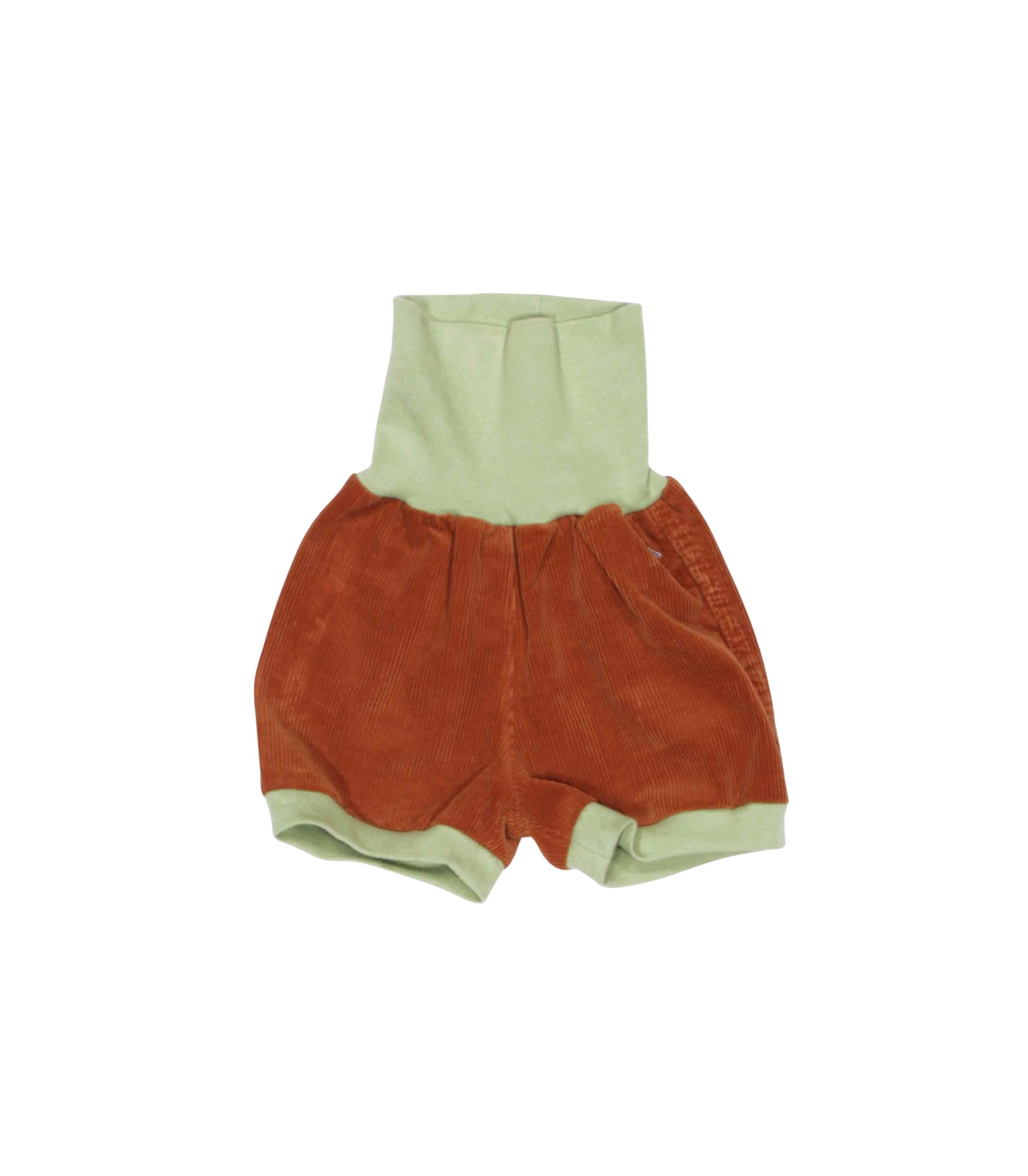anna * pollack, Shorty Mixed, 56-80, Cord rost, Bund Hellgrün