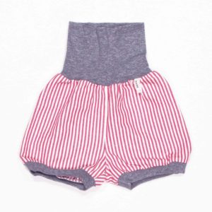 anna * pollack, Shorty Mixed, 80-116, rot-weiß gestreifter Stoff, Bund Hellgrau