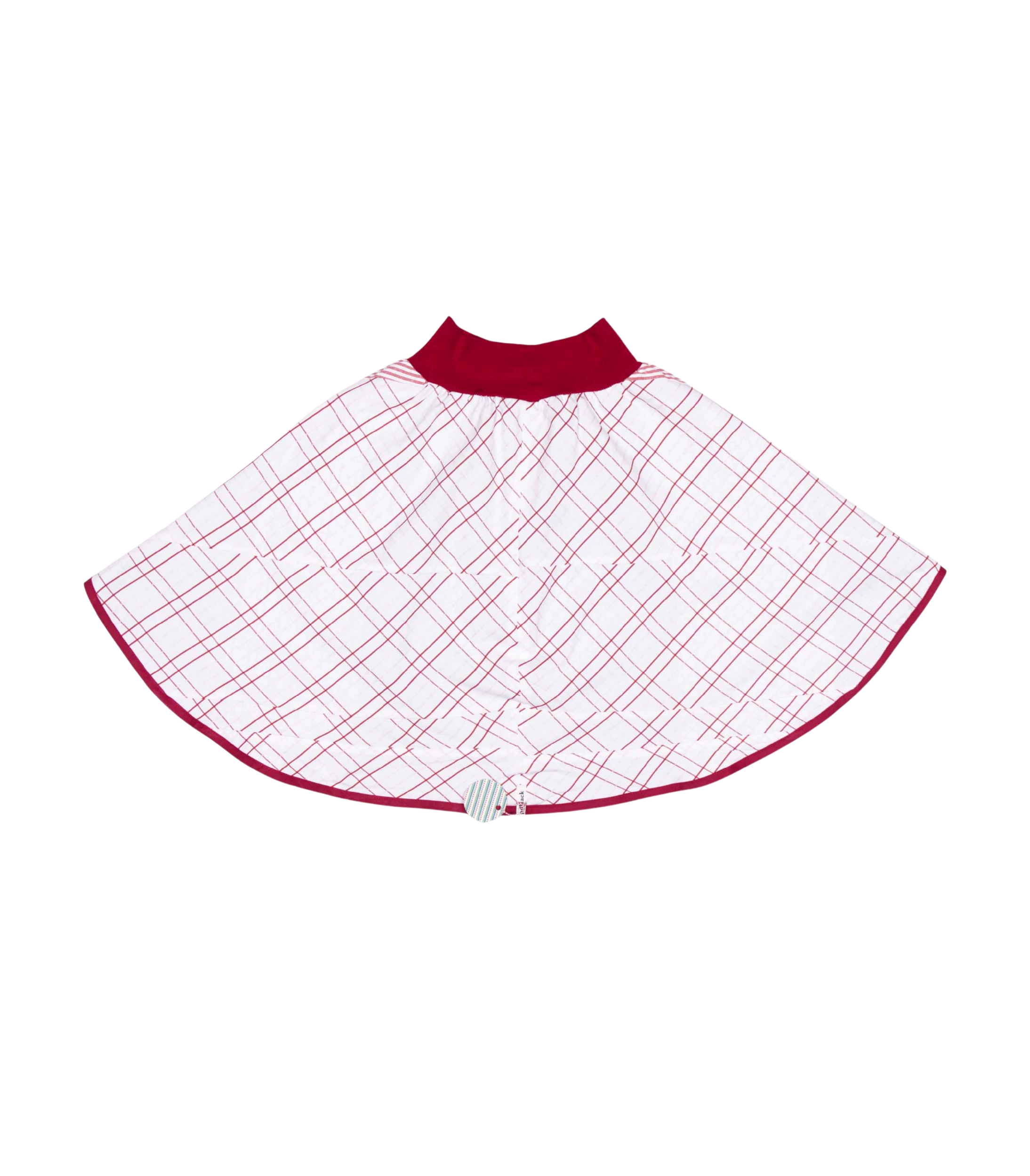 anna * pollack, Wenderock,152-164, rot blau, Rückseite, rot