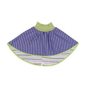 anna * pollack, Wenderock 80-110, blau grün, Bund hellgrün, Vorderseite, blau