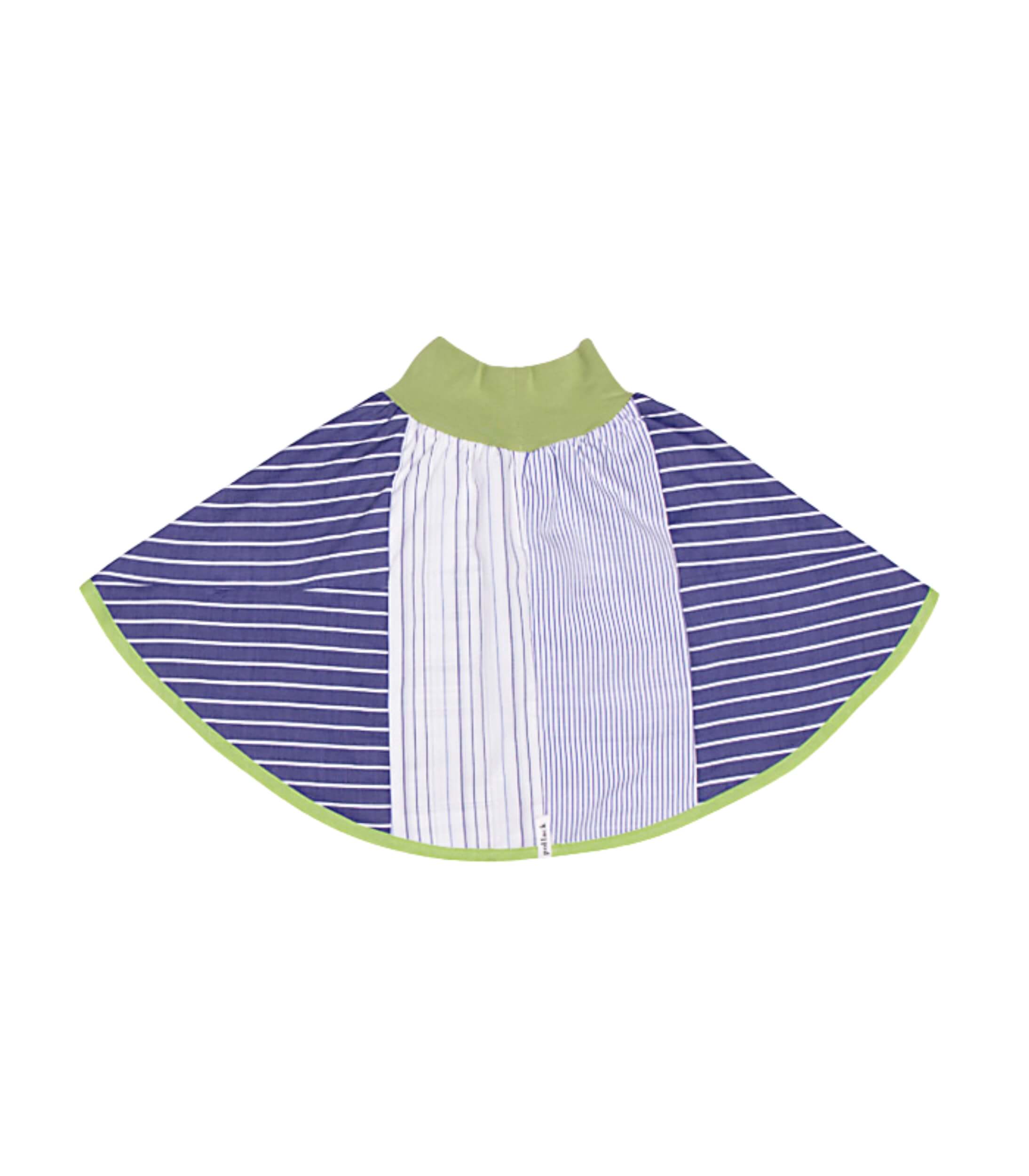 anna * pollack, Wenderock 80-110, blau grün, Bund hellgrün, Rückseite, blau