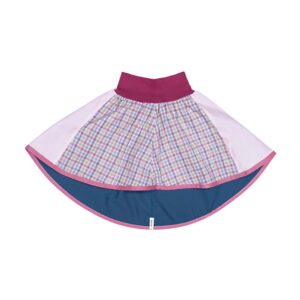 anna * pollack, Wenderock 80-110, roas petrol, Vorderseite, rosa