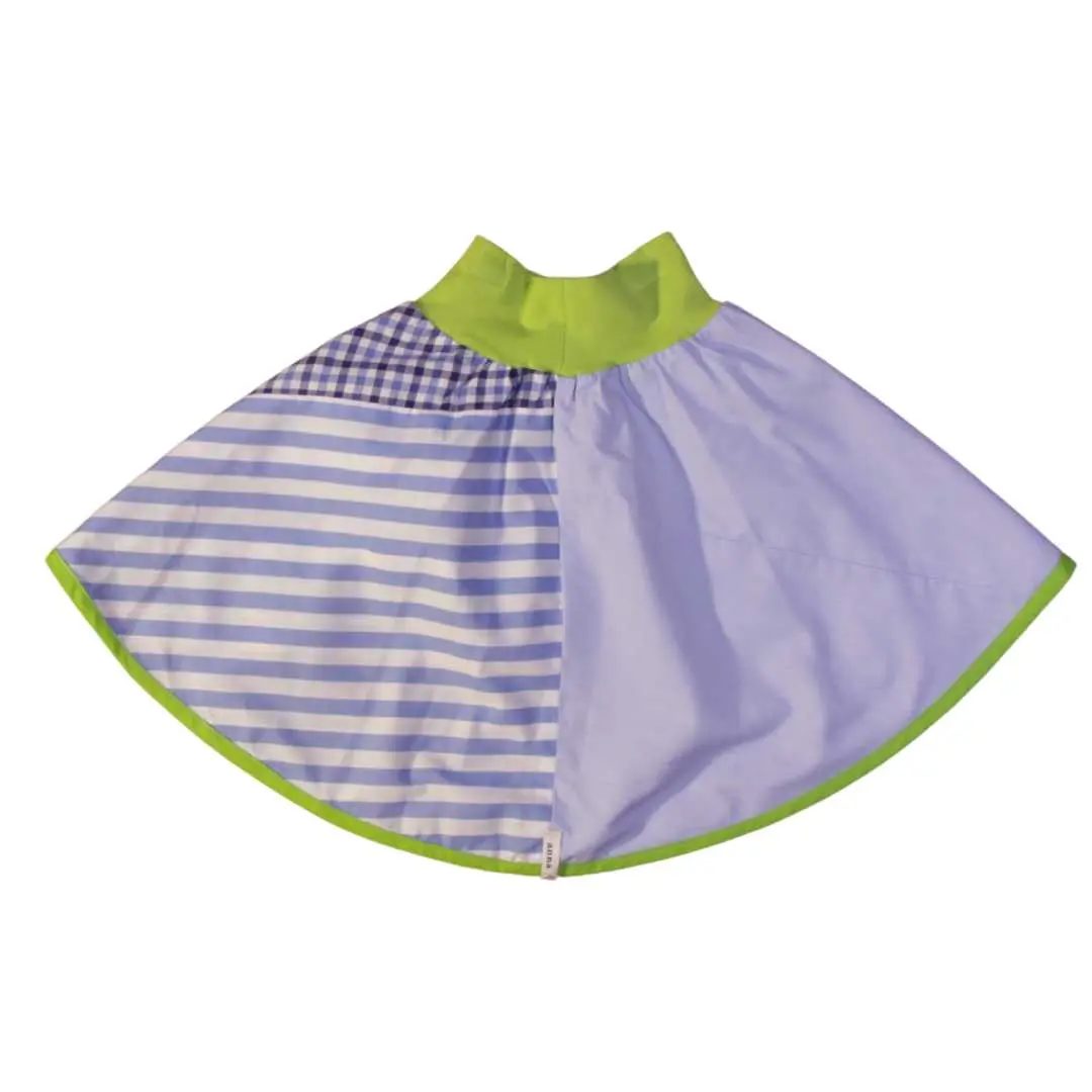 anna * pollack, Wenderock 80-110, blau grün, Rückseite blau