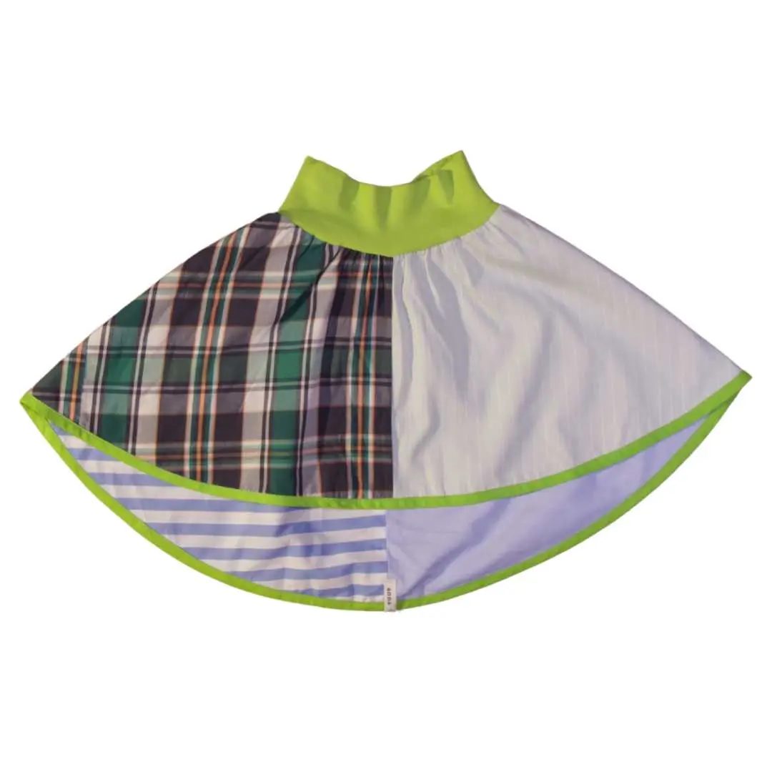 anna * pollack, Wenderock 80-110, blau grün, Vorderseite grün