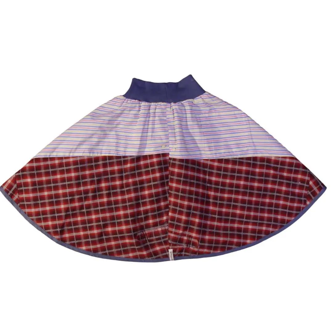 anna * pollack, Wenderock,152-164, blau rot, Rückseite, rot