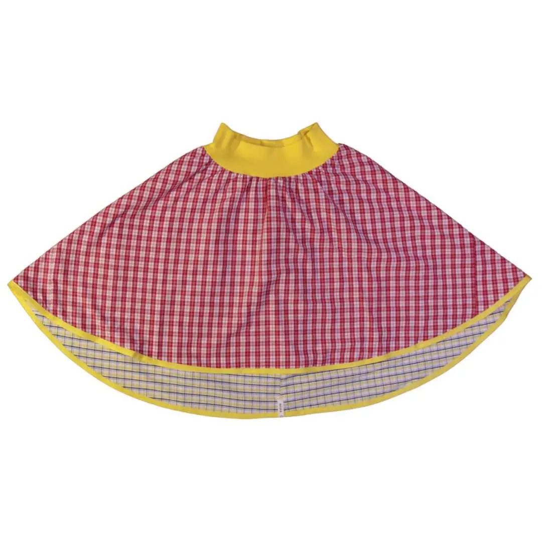 anna * pollack, Wenderock,152-164, gelb rot, Vorderseite, rot