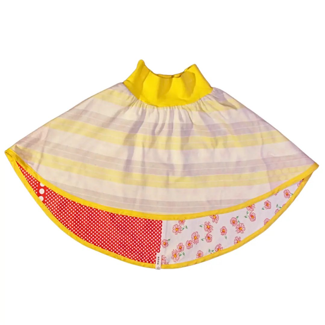 anna * pollack, Wenderock 80-110, gelb rot, Vorderseite gelb