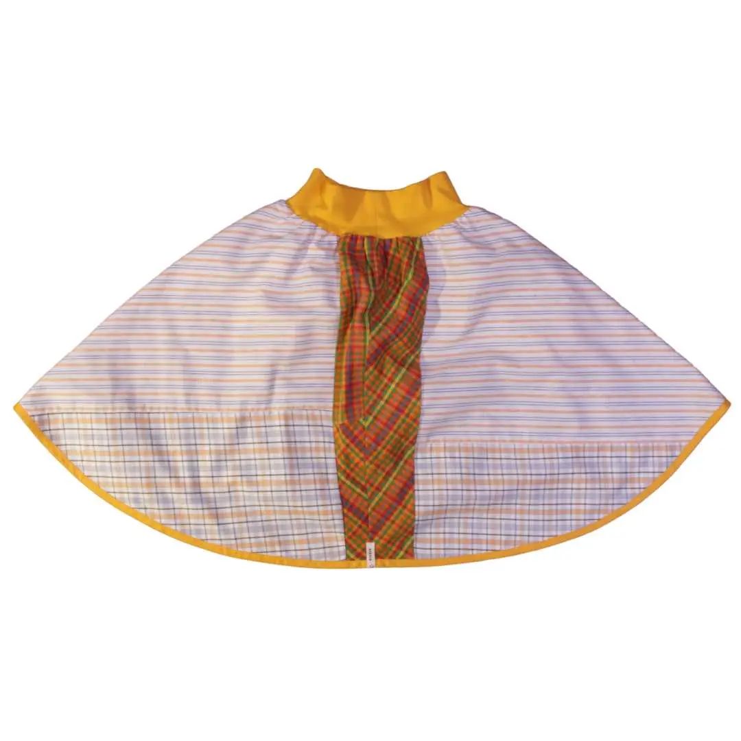 anna * pollack, Wenderock,152-164, orange blau, Rückseite, orange