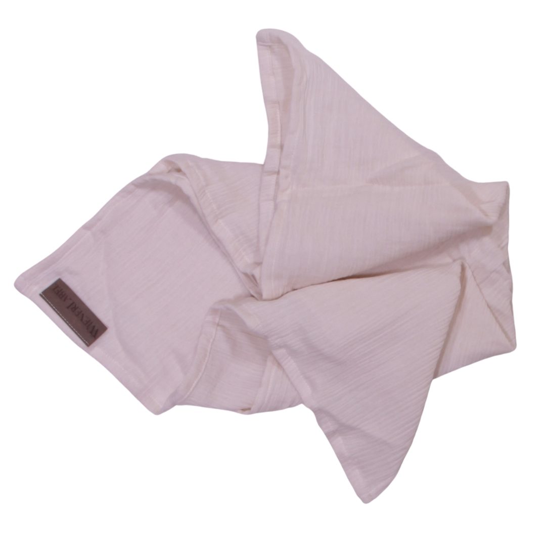 anna * pollack, kleines Tuch Karli in creme, gefaltet