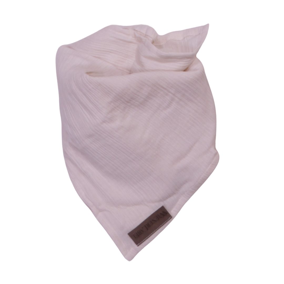 anna * pollack, kleines Tuch Karli in creme, gebunden