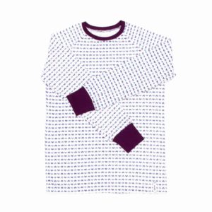 anna * pollack, T-Shirt weiß mit kleinen Schmetterlingen, 116-122, Vorderansicht