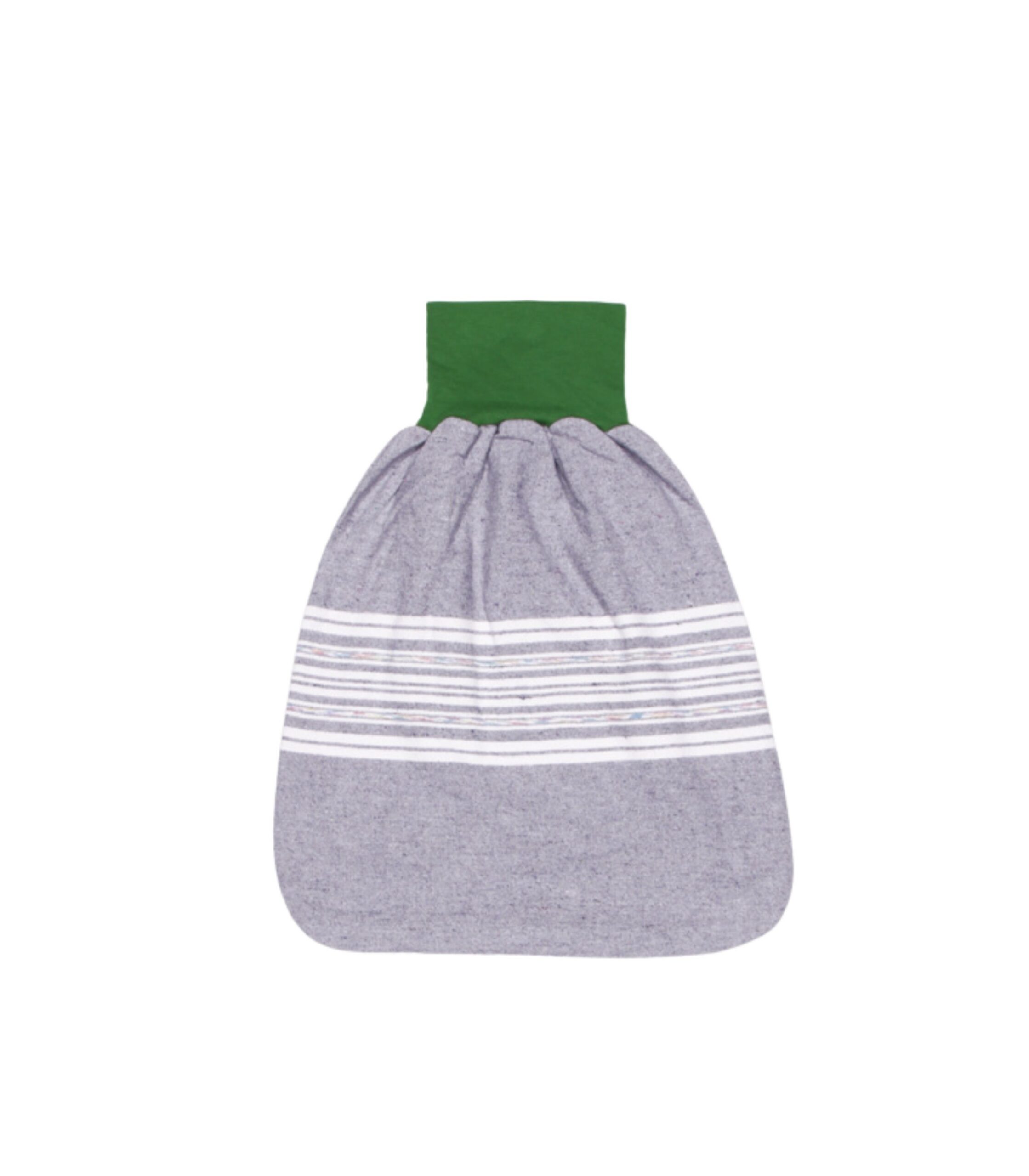anna * pollack, Pucksack, Flanell grau mit grünem Bund