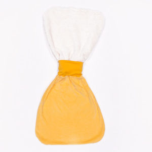 anna * pollack, Pucksack Nicki, gelb, Bund gelb, Ansicht mit Innenfutter