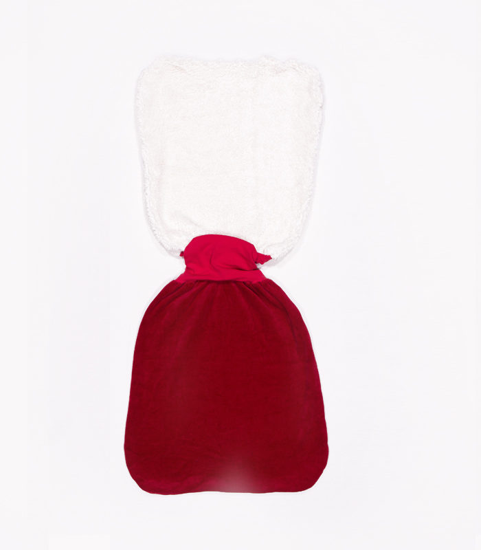 anna * pollack, Pucksack Nicki, rot, Bund rot, Ansicht mit Innenfutter