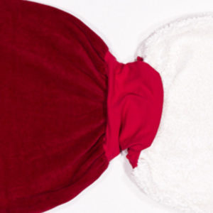 anna * pollack, Pucksack Nicki, rot, Bund rot, Ansicht mit Innenfutter quer