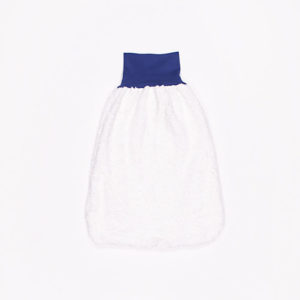 anna * pollack, Pucksack Nicki, stahlblau, Bund fernblau, Ansicht Innen, cremefarben