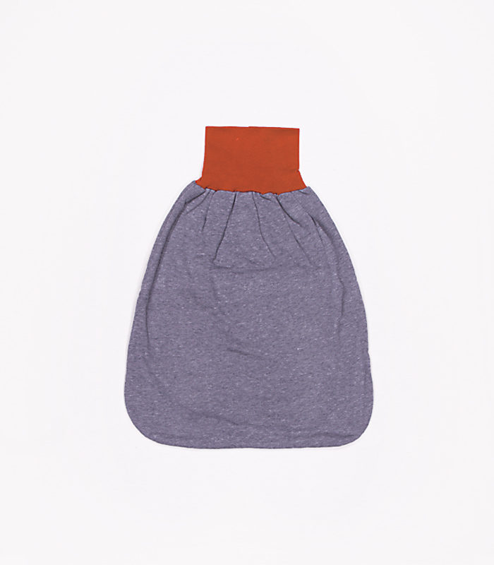 anna * pollack, Pucksack, Sweat grau, Bund orange
