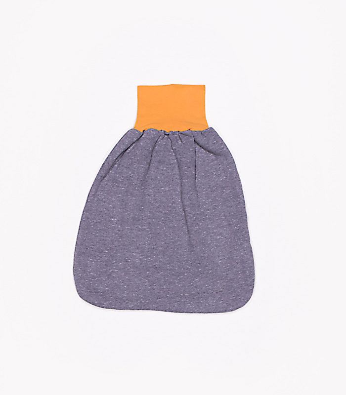 anna * pollack, Pucksack, Sweat grau, Bund orange