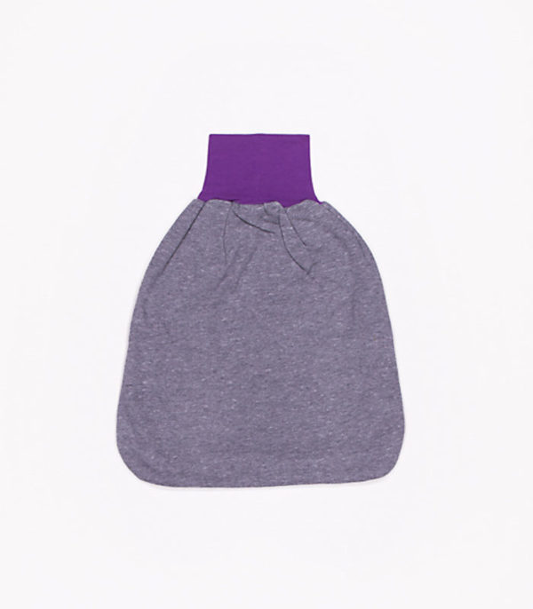 anna * pollack, Pucksack, Sweat grau, Bund lila