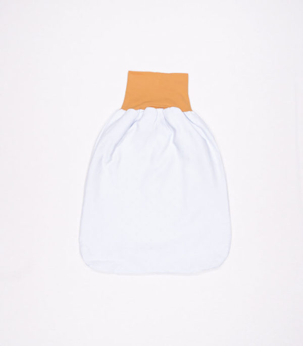 anna * pollack, Pucksack, hellblau, Bund orange