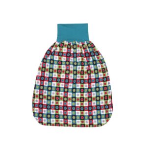 anna * pollack, Pucksack, Muster bunt, rot, grün, türkis, schwarz, Bund türkis