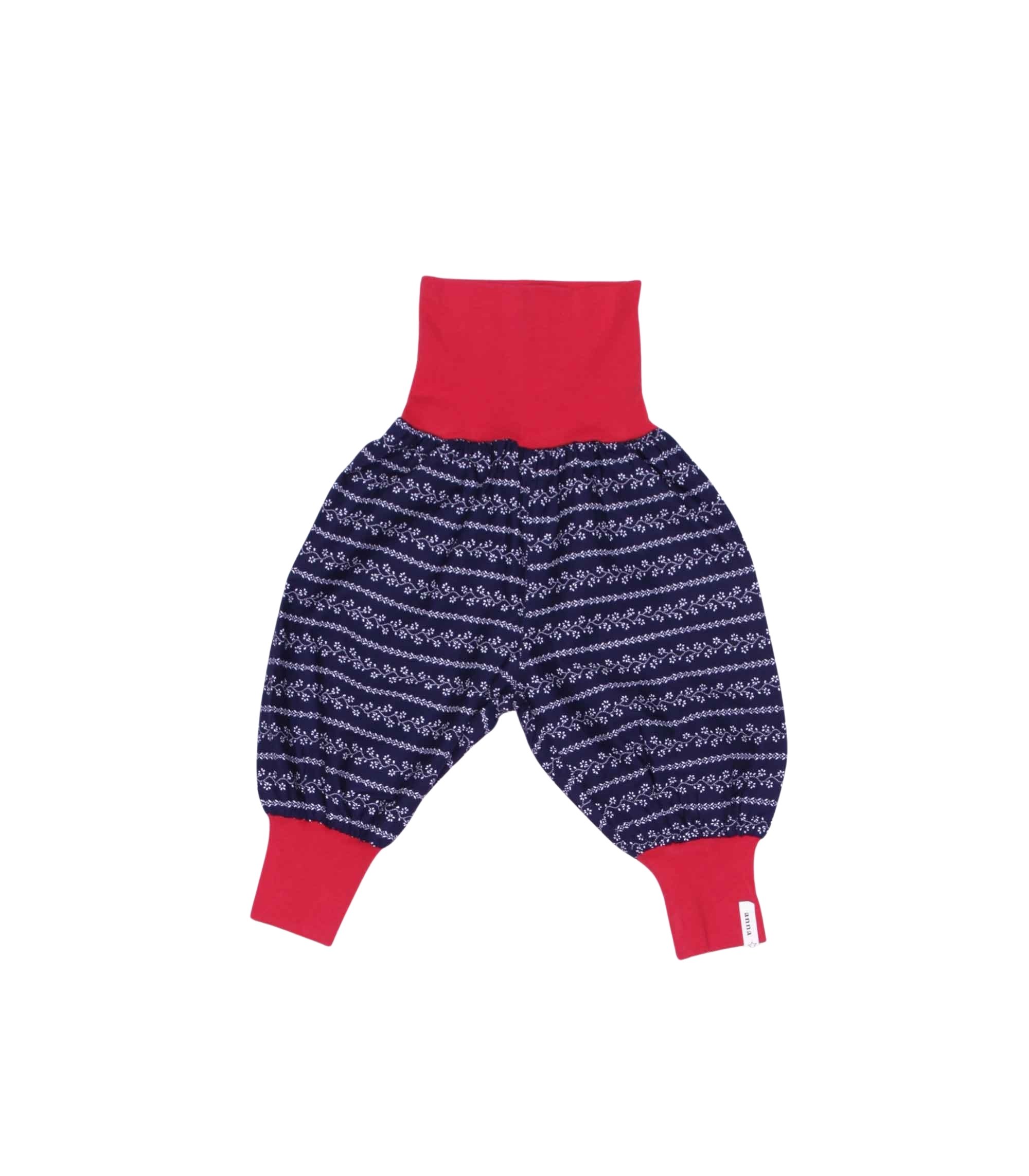 anna * pollack, Dirndlpirat Mini, dunkelblau mit rotem Bund