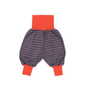 anna * pollack, Dirndl Piratenhose, braun, Bund orange