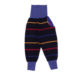 anna * pollack, PIratenhose Mixed, 80-116, Blau geringelt, Jersey, Bund und Taschen blau