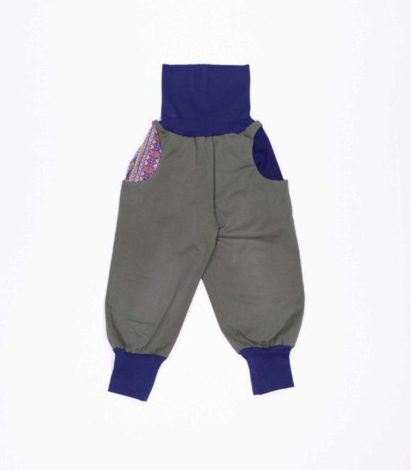 anna * pollack, PIratenhose olivgrün mit Bund und Taschen in Marine