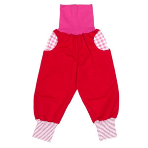 anna * pollack, PIratenhose Mixed, 80-116, Rot, Bund und Taschen rosa