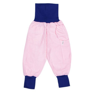 anna * pollack, PIratenhose Mixed, 80-116, Streif rosa, Bund marine und Taschen Streif rosa
