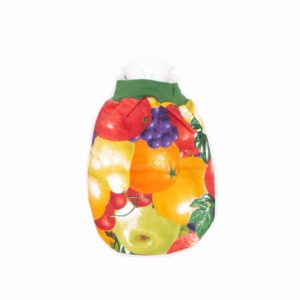 anna * pollack gestreifter Puppenpuck mit buntem Obst
