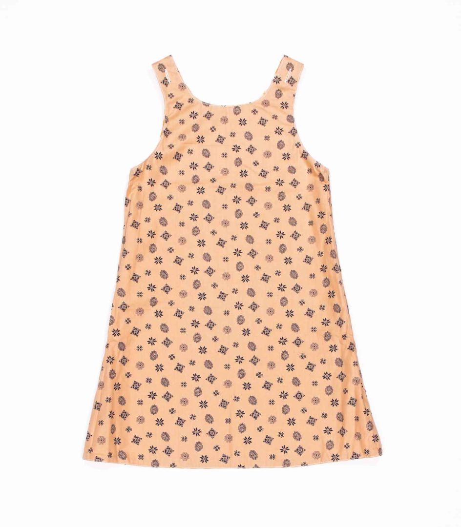 Wendekleid, 110-134, gelb dirndl, Rückseite dirndl