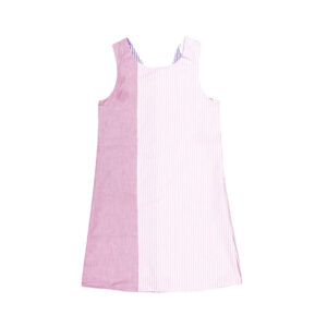 anna * pollack, Wendekleid, 134-152, rosa und flieder, Rückseite rosa